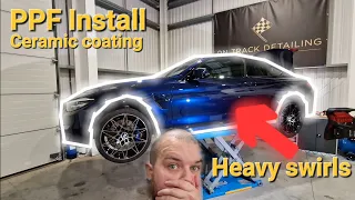 Absolutely DESTROYED BMW M4 Competition gets RESTORED and PROTECTED with PPF and Ceramic Coating!