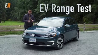 2017 VW e-Golf Real Life Range Test Review