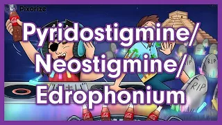 Pyridostigmine / Neostigmine Mnemonic for Nursing Pharmacology (NCLEX)