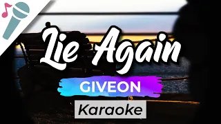 Giveon - Lie Again - Karaoke Instrumental (Acoustic)