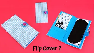 DIY Phone Case/How to make Flip Phone Cover with Waste cardboards/Best out of waste