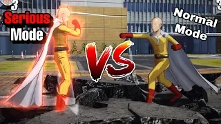 I Used Serious Mode Saitama Vs Normal Saitama To See What Happens! OPM Closed Beta