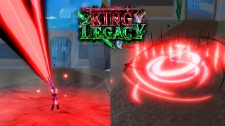 Obtaining + Full Showcase Saber v2 in King Legacy | Update 5