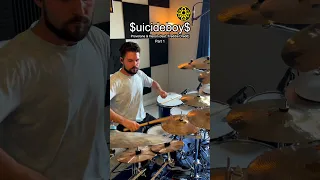 $UICIDEBOY$ PROVOLONE & HEROIN (FEAT. FREDDIE DREDD) DRUM COVER #shorts #freddiedredd #suicideboys