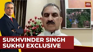 Watch Exclusive Interview With Himachal CM Sukhvinder Singh Sukhu On Himachal Rain Havoc