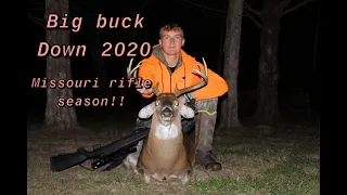 BIG BUCK DOWN!!! 2020 Missouri Rifle Season.(Self filmed)