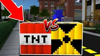 QUAL TNT É MAIS FORTE? DINAMITE VS BOMBA NUCLEAR NO MINECRAFT!