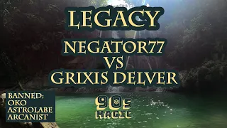 Negator77 Rainbow Turbo Depths vs Grixis Delver [MTG Legacy]