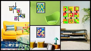 4 Craft Ideas for Home Decor|Abstract Wall Art|Wall Decoration Ideas|gadac diy|Room Decorating Ideas