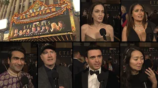 Eternals World Premiere Red Carpet Interviews & Sights