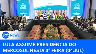 Cúpula do Mercosul: Lula assume presidência do bloco nesta 3ª | #SBTNewsnaTV (04/07/23)