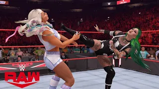WWE 2K22 RAW DANA BROOKE VS SHOTZI