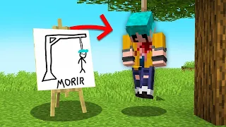 Asuste a Mi Amigo con //Dibujar en Minecraft