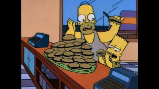 The Simpsons - 700 Krusty Burgers (Full Scene, High Quality)