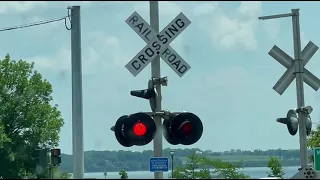 Railroad Crossing at an Intersection