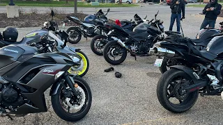 Riding in a group Yamaha MT07 / FZ07