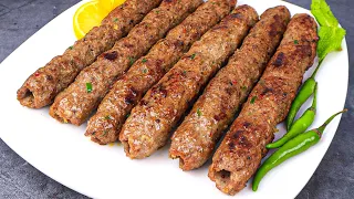 Seekh Kebab Restaurant Style Recipe, How To Store Seekh Kabab, Soft & Juicy Mutton/ Beef Keema Kebab