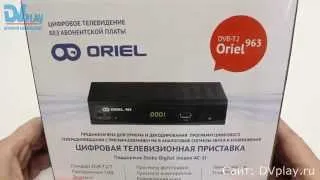 Oriel 963 - обзор DVB-T2 ресивера