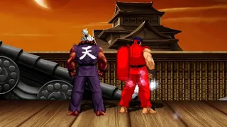 SHIN AKUMA vs ICE POWER RYU - Exciting High Level Fight!