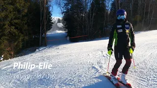 Ski Carving Progression 1. Free Skiing, Philip 14 years Old/ u16, Atomic FIS Slalom skis 155 cm