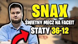 SNAX ZNISZCZYŁ RYWALI NA FACEIT STATY 36-12!!!