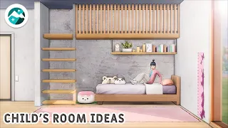 Tutorial 🧸💗Child's room ideas | Snowy Escape & Base Game | No CC or Mods | Sims 4
