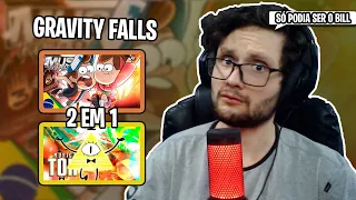 2 em 1 Rap do Dipper e Mabel e Rap do Bill Cipher, Iron Master e Papyrus Da Batata - REACT