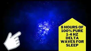 8 hours of 100% Pure 1-4 Hz Delta Waves For Sleep| #relaxu24x7 #meditation