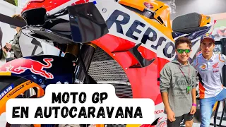 🏍️ FIESTA EN EL PADDOCK MotoGP Motorland ¡ Finde de Chicos !  en Autocaravana