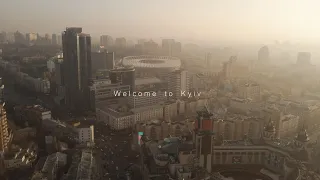 Welcome to Kyiv, Ukraine! Kyiv from a drone! 2019