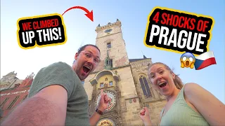 4 Shocks of Visiting Prague, Czech Republic! 🇨🇿 + Climbing Prague's Old Town Hall Tower