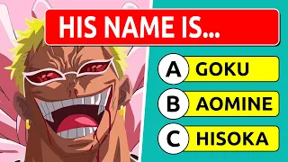 Anime Quiz: Guess The Character