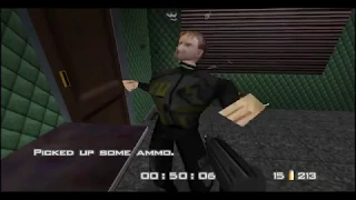 GoldenEye 007 N64 Walkthrough - Train - 00 Agent