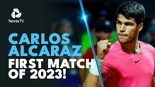 Carlos Alcaraz Plays First Match Of 2023! | Buenos Aires 2023 Extended Highlights