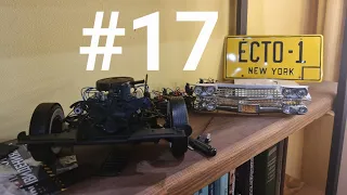 Сборка модели автомобиля ECTO-1 из фильма Охотники за привидениями. Часть 17