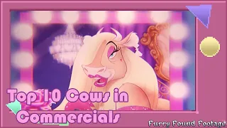 Furry Found Footage - Top 10 Cutest Cows in Commercials