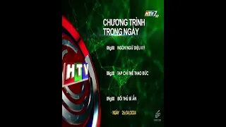 Lịch phát sóng HTV2, HTV7, HTV9 Hôm nay  Ngày 26/04/2024 | Sóng Truyền Hình #Lịch_Phát_Sóng