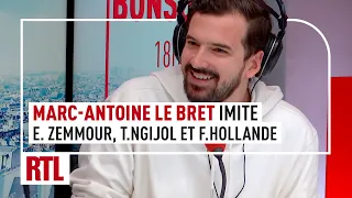 Marc-Antoine Le Bret imite Eric Zemmour, Thomas NGijol et François Hollande