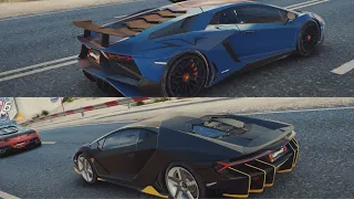 Lamborghini Aventador SV Coupe and Lamborghini Centenario Asphalt 9 Legend Win Gameplay (HDR 60Fps)