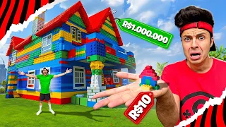 LEGO DE R$10, R$1.000, R$1.000.000