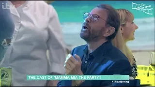 Björn and the cast of Mamma Mia the Party UK at the "this morning" tv show