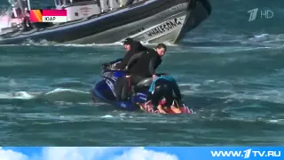 Трехкратный чемпион мира по сёрфингу австралиец Майкл Фэннинг подвергся нападению акулы.