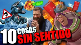 10 COSAS que NO TIENEN SENTIDO en los VIDEOJUEGOS