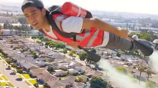 Strange jet device Zach King magic tricks Vines Compilation Part #07