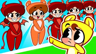 Oh No!😱 Where Is My Real Mommy?🤱 Kids Safety Cartoon 😍