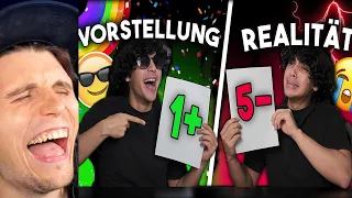 Paluten REAGIERT auf Vorstellung vs. Realität (In der Schule)