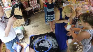Шоу мыльных пузырей на день рождения ребенка