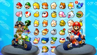 Mario Kart 8 Deluxe Wave 6 Mario vs InKling Boy Racing Cherry Cup The Best Racing  Nintendo Switch