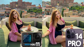 GOPRO Hero 11 Black VS iPhone 14 Pro Camera Test