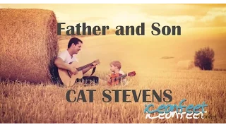 Father and Son - Karaoke - Guitar Backing Track with Lyrics